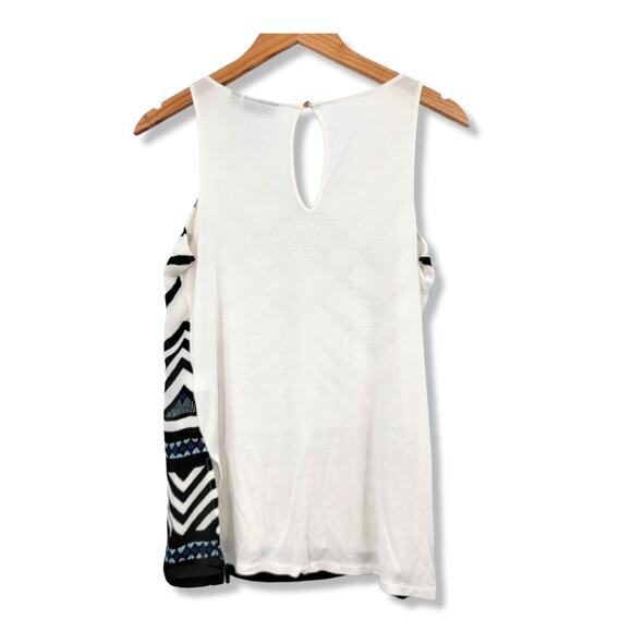 Apt. 9 Women's Geometric Striped Print‎ Tank Top Size Small - Picture 2 of 10